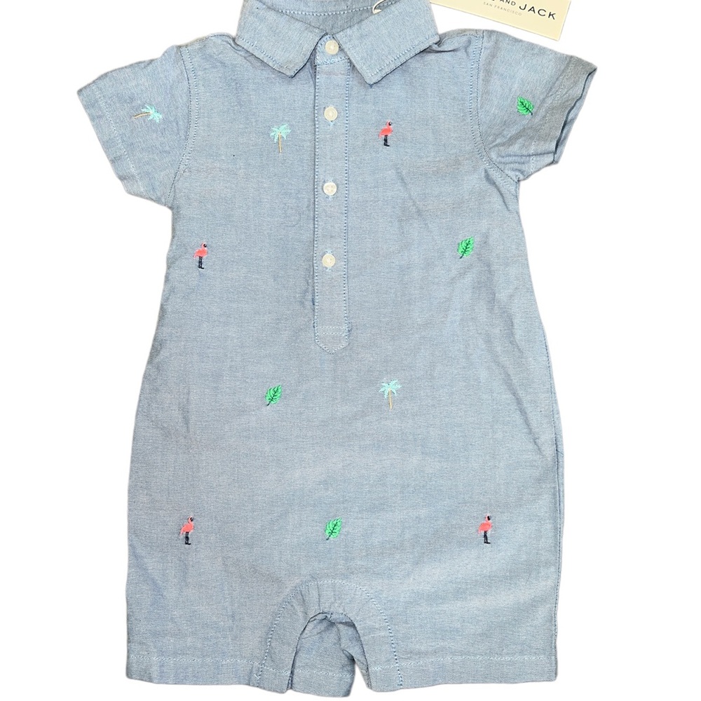 Janie & Jack tropical bodysuit 6-12 months